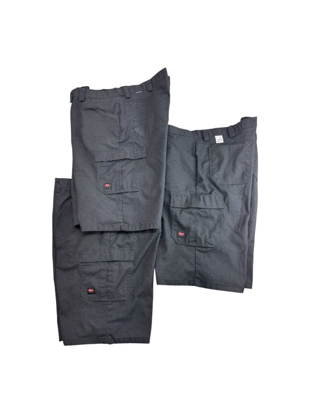 Lot Of (3) Red Kap Shorts Mens 46 x 13 Charcoal Cargo Flat Front Canvas Work